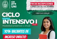CEPRE UNI te brindamos una preparaci&oacute;n exigente, actualizada, con docentes especializados y enfocada en resultados reales: CICLO INTENSIVO I &ndash; 2026