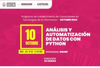 RSDS UNI / Análisis y Automatización de Datos con Python - 10 octubre