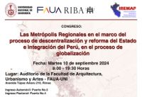 GRAN CONGRESO LAS METRÓPOLIS REGIONALES