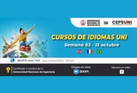 (CEPS - UNI) / Cursos de idiomas UNI - semana 03 - 13 octubre