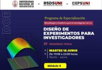 RSDS UNI / DISEÑO DE EXPERIMENTOS PARA INVESTIGADORES - 18 de junio