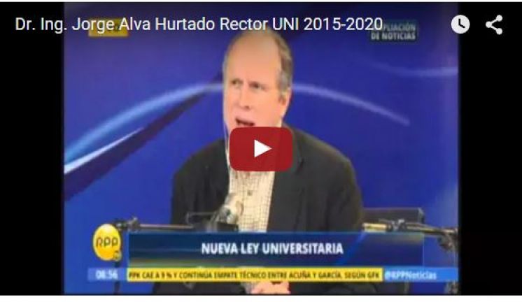 Entrevista de RPP Noticias al rector de la ‪UNI, Dr. Jorge Alva Hurtado.