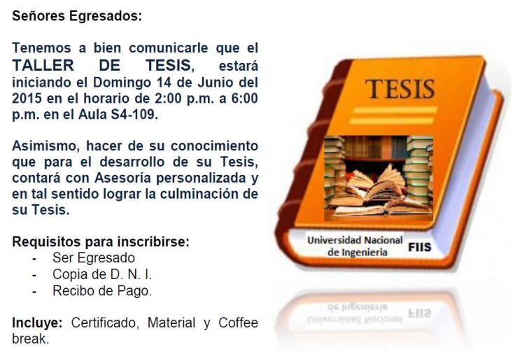 Taller de Tesis