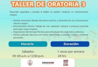 UNIDAD DE CENTRO CULTURAL: &iexcl;Taller de Oratoria 3! &iexcl;Aperturamos para los d&iacute;as S&aacute;bados! | Dirigido a la Comunidad UNI y al p&uacute;blico en general