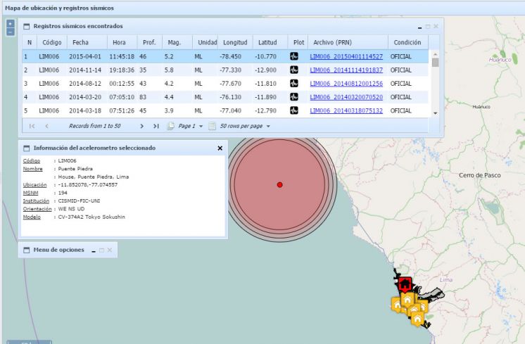 CISMID‬ UNI lanzó Buscador de registros sísmicos