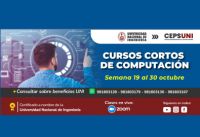 CEPS - UNI / Cursos cortos de computación - Semana del 19 al 30 octubre