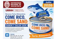 La Unidad de Recursos Humanos organiza novena feria alimenticia &ldquo;COME RICO, COME SANO: SABOR Y SALUD 2026&rdquo; | Fechas mi&eacute;rcoles 08, 15, 22 y 29, as&iacute; como los viernes 10, 17, 24 y 31 de julio