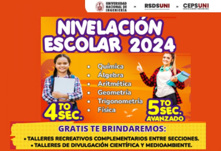 RSDS UNI / NIVELACIÓN ESCOLAR 2024