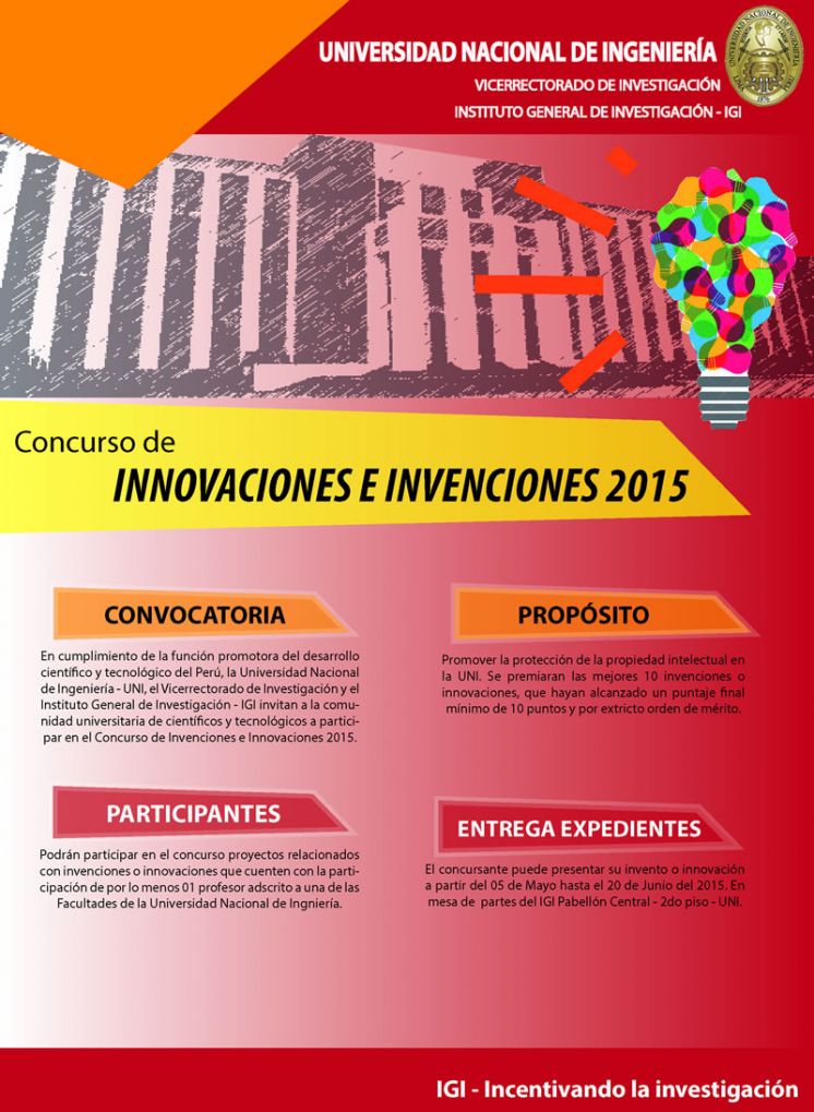 Concurso de Innovaciones e Invenciones 2015