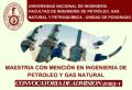 Convocatoria de Admisión para el Programa de Maestría con Mención en Ingeniería de Petróleo y Gas Natural | Fecha límite de inscripción, el 31 de marzo
