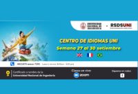 CENTRO DE IDIOMAS UNI DEL 27 AL 30 DE SETIEMBRE