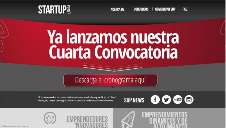 Cuarta convocatoria Start Up