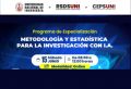 RSDS UNI / Metodolog&iacute;a y Estad&iacute;stica para la Investigaci&oacute;n con I.A. - MODULO I -2&deg; edici&oacute;n