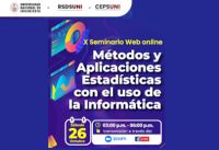 INVITACIÓN X Seminario Web 2024: Métodos y Aplicaciones Estadísticas con el uso de la Informática - 26 de octubre