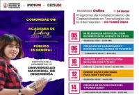 RSDS UNI / Cursos especializados - Cronograma mes de Octubre