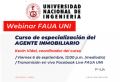 FAUA - UNI INVITA: WEBINAR GRATUITO CURSO DEL AGENTE INMOBILIARIO | 06 DE SETIEMBRE