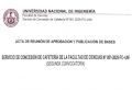 Unidad de Abastecimiento-Área de Control Patrimonial: BASES DEL SERVICIO DE CONCESIÓN DE CAFETERÍA DE LA FACULTAD DE CIENCIAS N° 001-2025-FC-UNI - 2da CONVOCATORIA