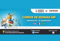 (CEPS - UNI) / Cursos de idiomas UNI - semana 03 - 21 septiembre