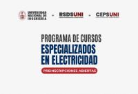 RSDS UNI /  Programa de cursos especializados en electricidad | Octubre