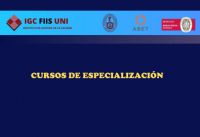 CURSOS DE ESPECIALIZACIÓN QUE BRINDA EL INSTITUTO DE GESTIÓN DE LA CALIDAD DE LA FIIS